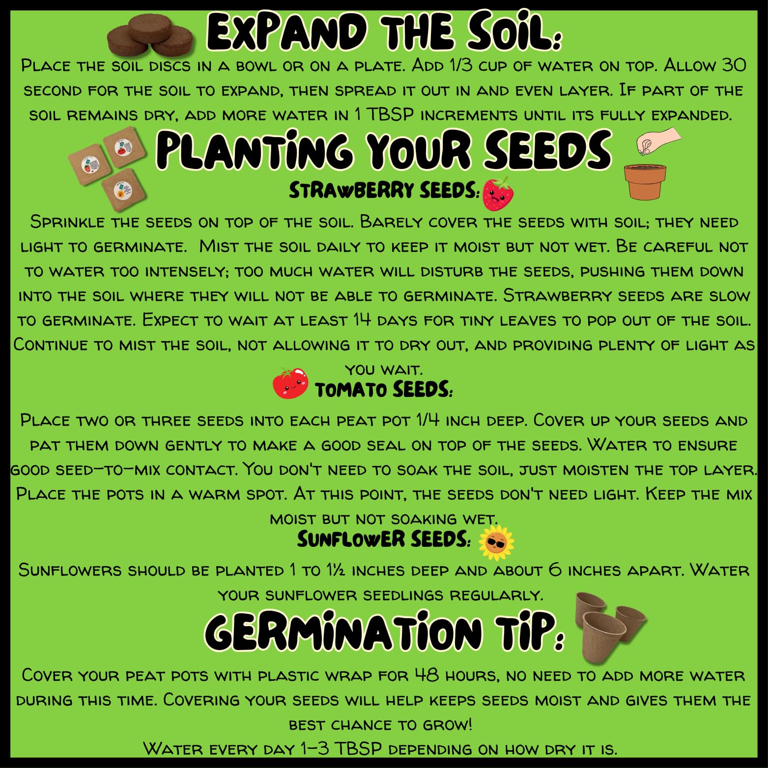 Kids Gardening Set | Kids Gardening Tools | 15 Pcs Toddler Gardening Set with Rake, Shovel, and Small Watering Can for Kids | Gardening Kit with Seeds | Educational Outside Toys for Kids - Image 9