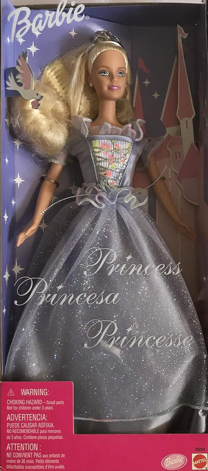 Barbie Dove Princess Doll Wears Glittery Gown & Silvery Crown (2000)