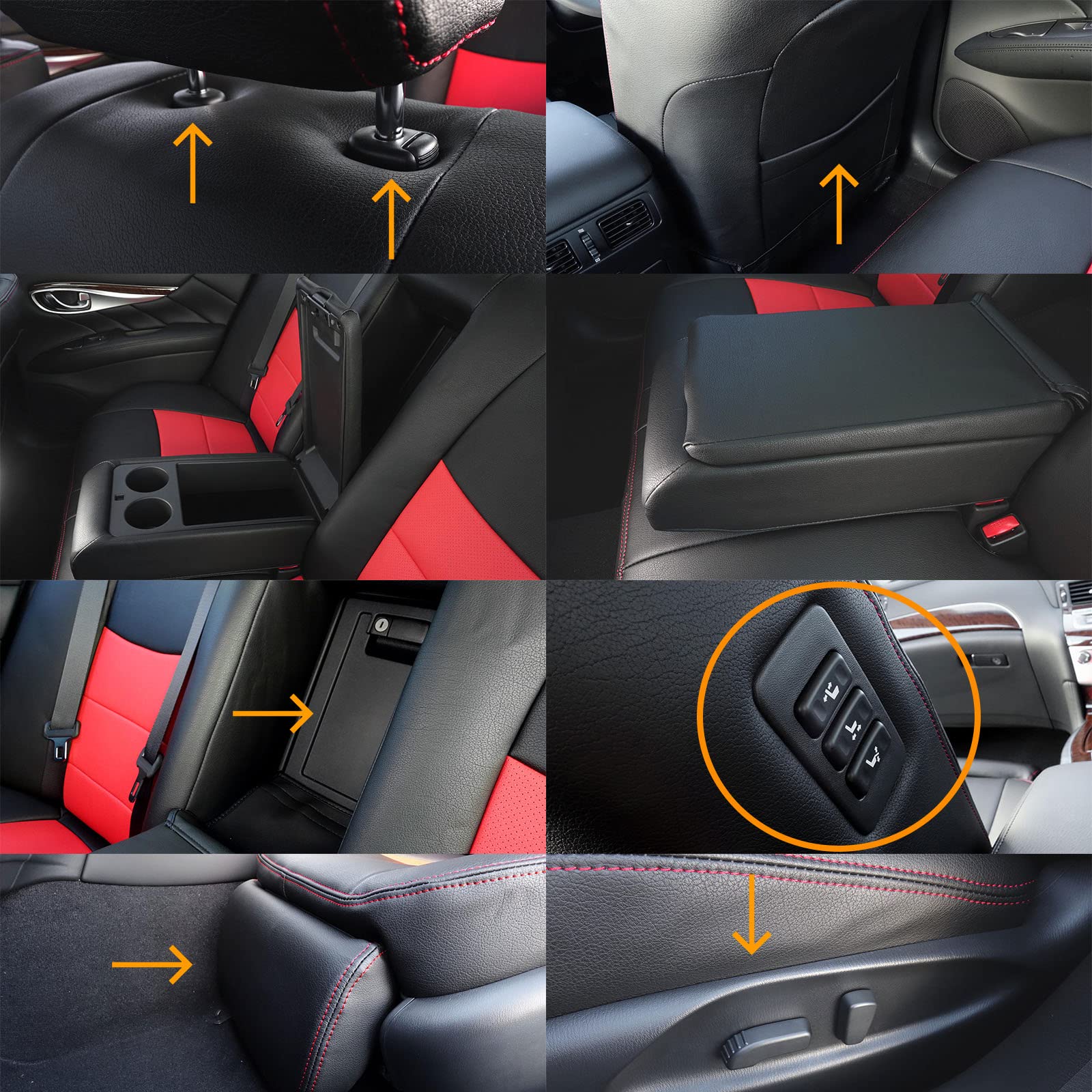 Y51フーガ シートカバー ワインレッド ダイヤカット 車内アクセサリー