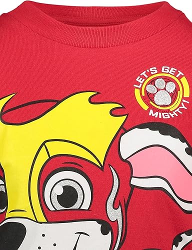 Miniatura 6 de Paw Patrol Chase Marshall Rubble - Paquete de 3 camisetas para niños pequeños a grandes