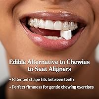 Vista 4 de Movemints Clear Aligner Mints - Alternativa patentada y comestible a los masticables - Refresca el aliento y mejora la boca seca con xilitol, menta