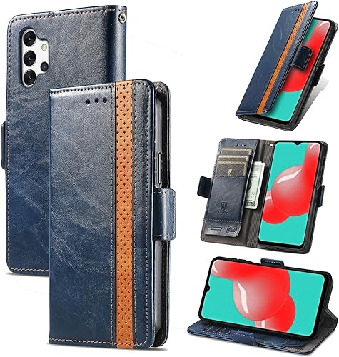 Miniatura 146 de Funda para Honor X7, Funda para Honor Play 30+ Plus Funda de piel sintética con ranuras para tarjetas Funda con soporte abatible Rojo