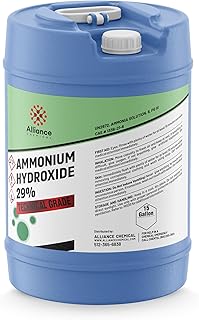 Ammonium Hydroxide 29% Technical Grade - 15 Gallon Drum - Premium Quality for Bulk Chemistry