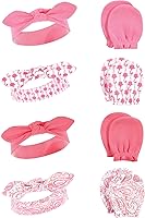 Vista 10 de Hudson Baby Conjunto de diadema de algodón y manoplas para rascar para bebé Unicornio