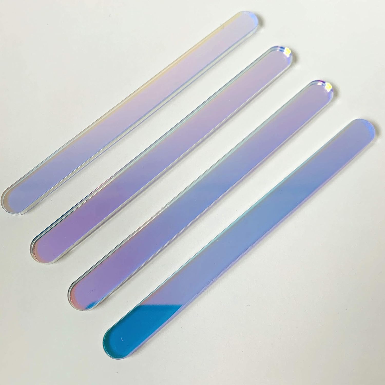 20 Pcs Acrylic Cakesicle Popsicle Sticks for Ice Creamsicle Candy Apple (Mirror Gold)