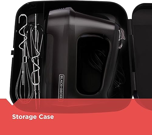 Miniatura 3 de BLACKDECKER Batidora de mano de 6 velocidades con 5 accesorios y funda de almacenamiento MX3200B