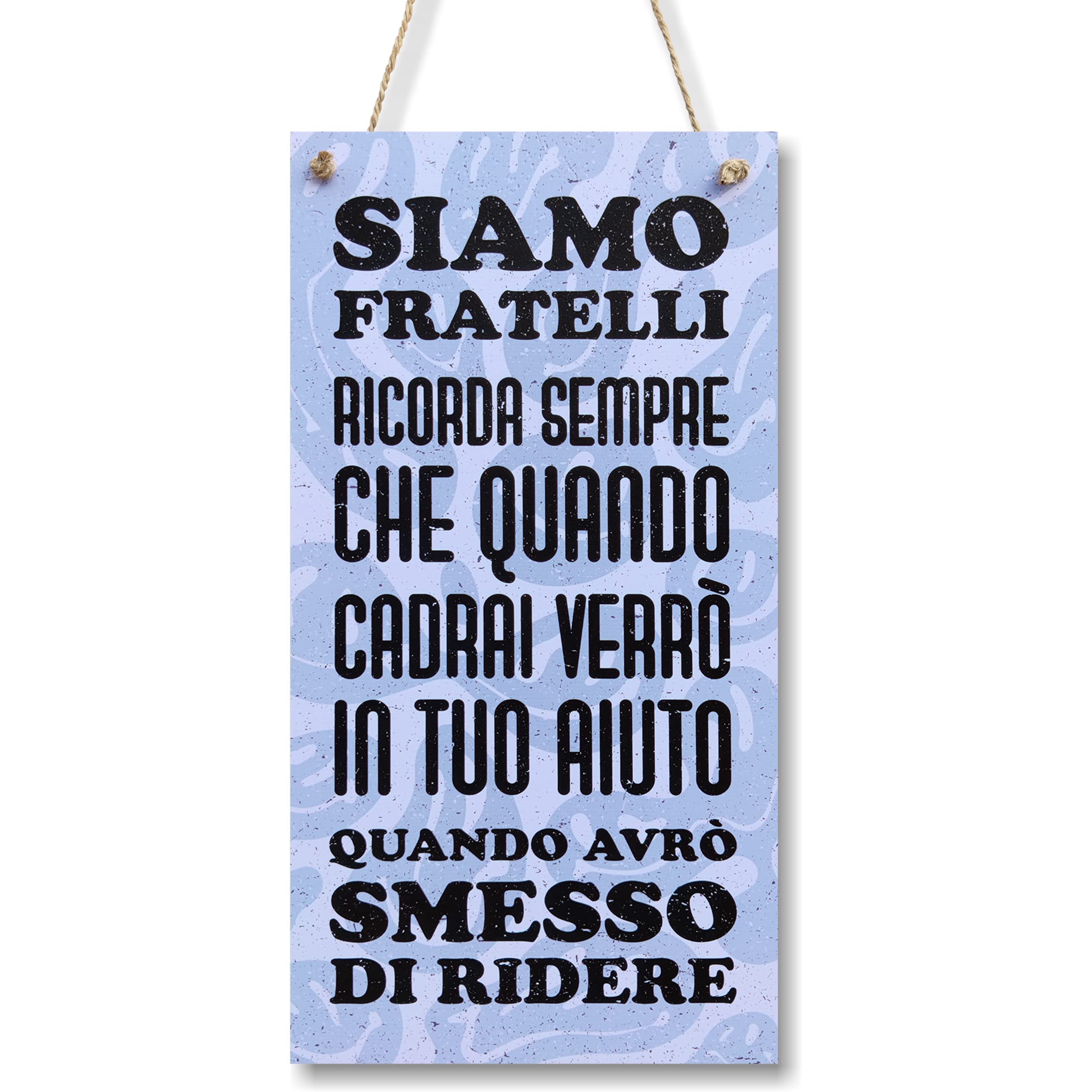 Insegna In Latta Divertente 'La Birra &egrave; Vacanza' &ndash; Decorazione Murale 17x22 Cm, Made In Germany