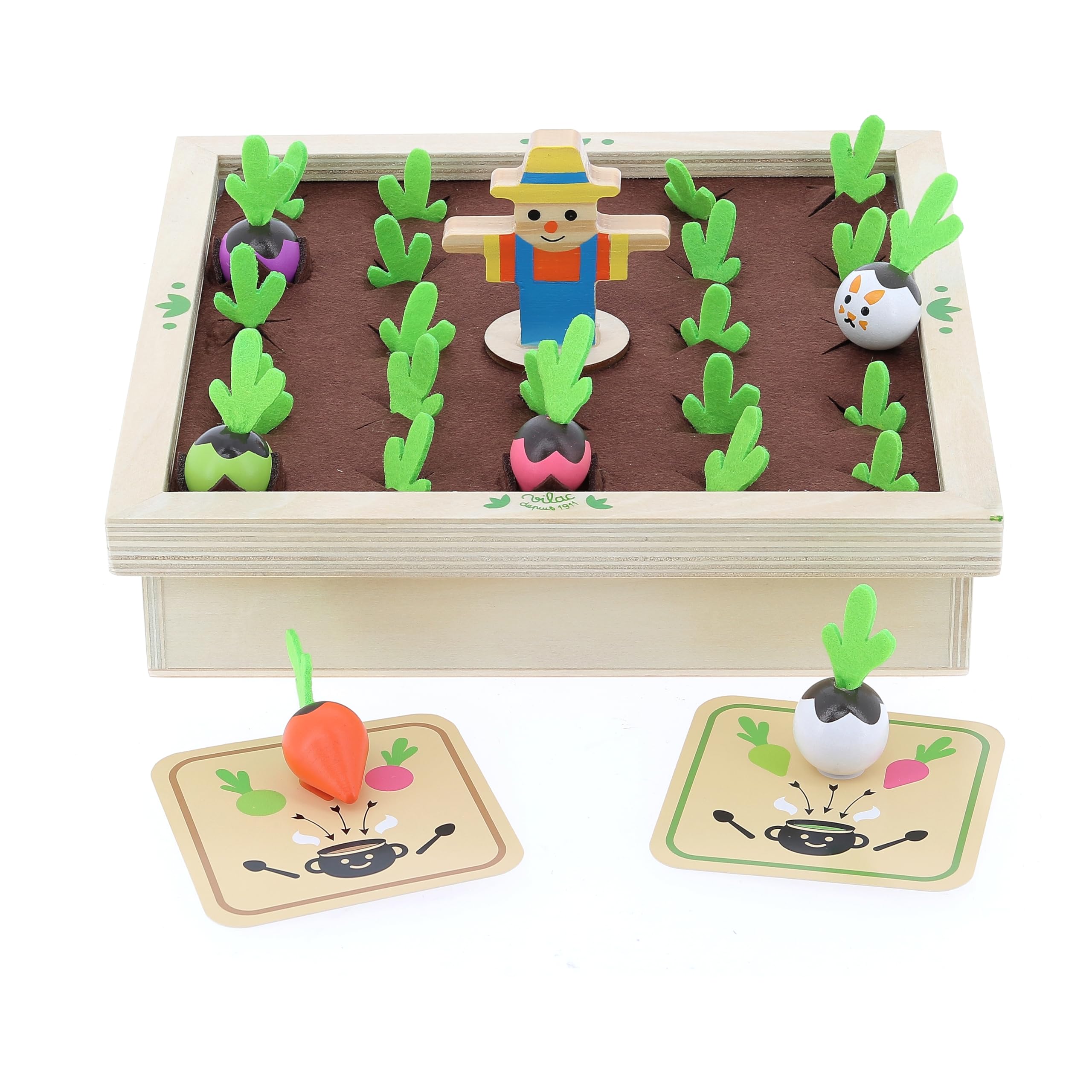 Vilac Memory & Observation Games, Child Board Games, Travel Games for Children, Family Games, Wooden Board Games, 3+ Years, Multicolored