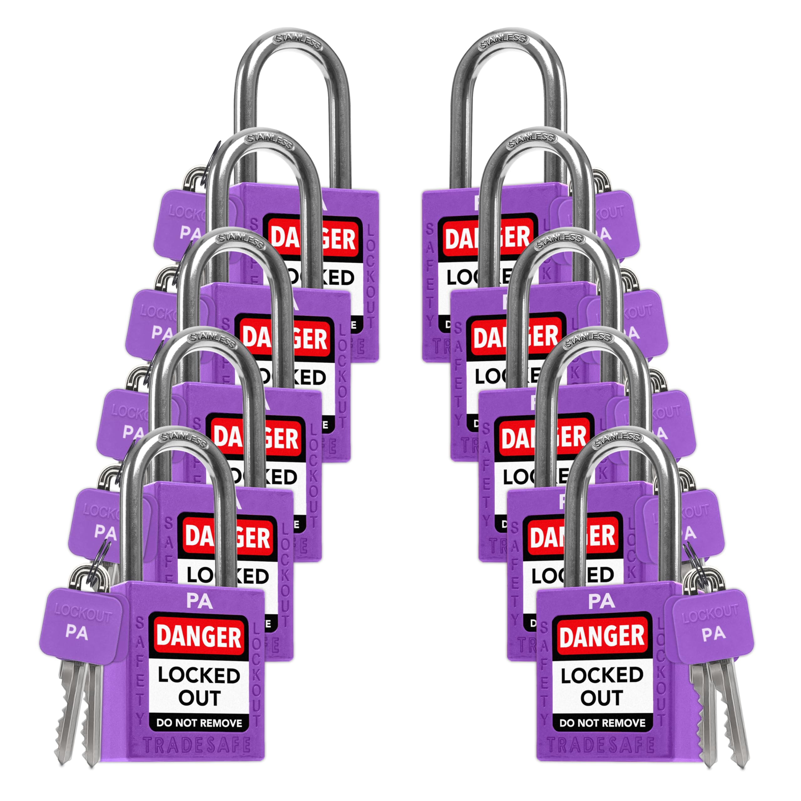 Cadenas de sécurité TRADESAFE pour verrouillage d'étiquettes et maintenance industrielle
