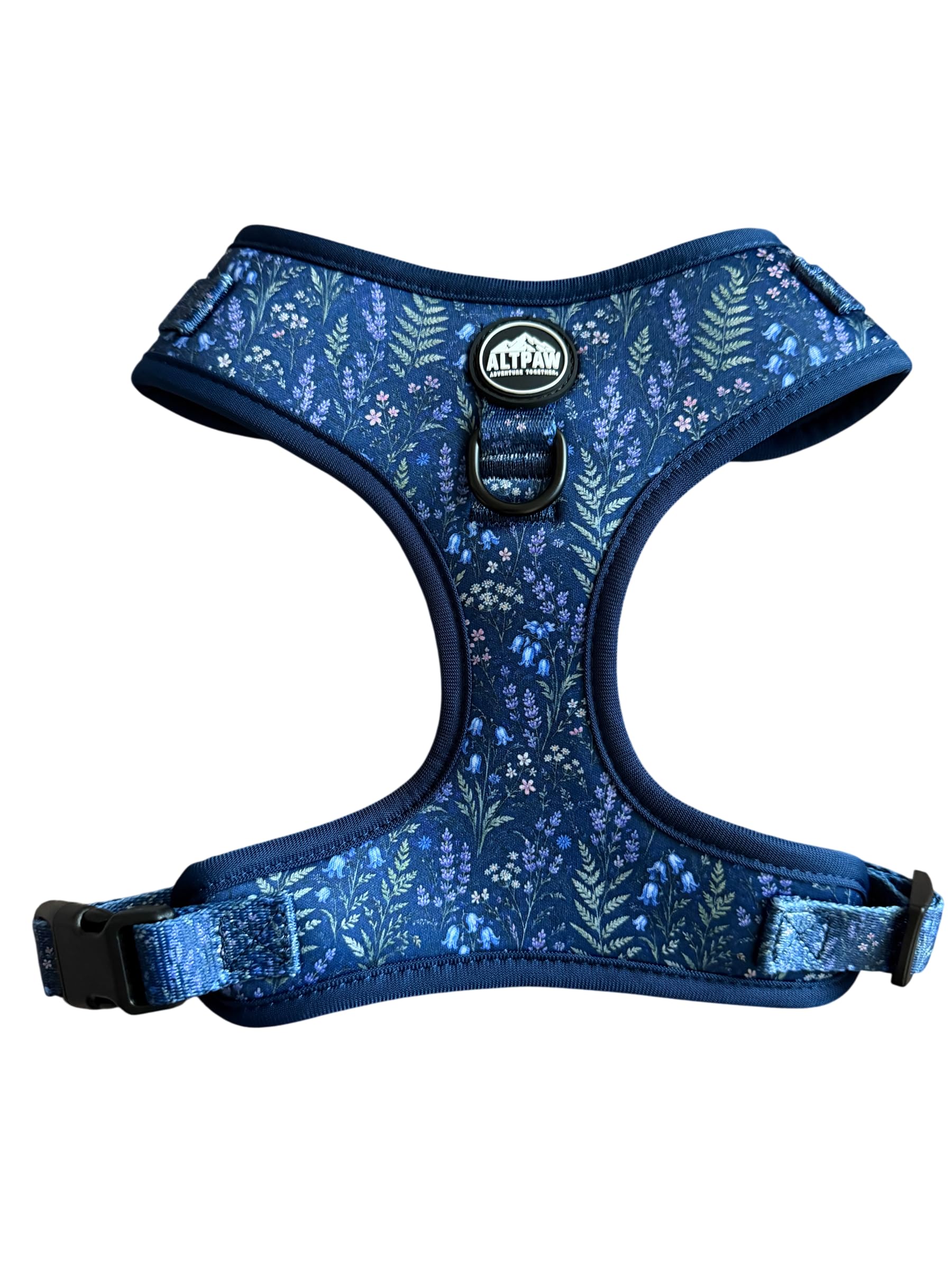 AltPaw Adjustable Soft Neoprene Dog Harness South Downs Floral (Large)