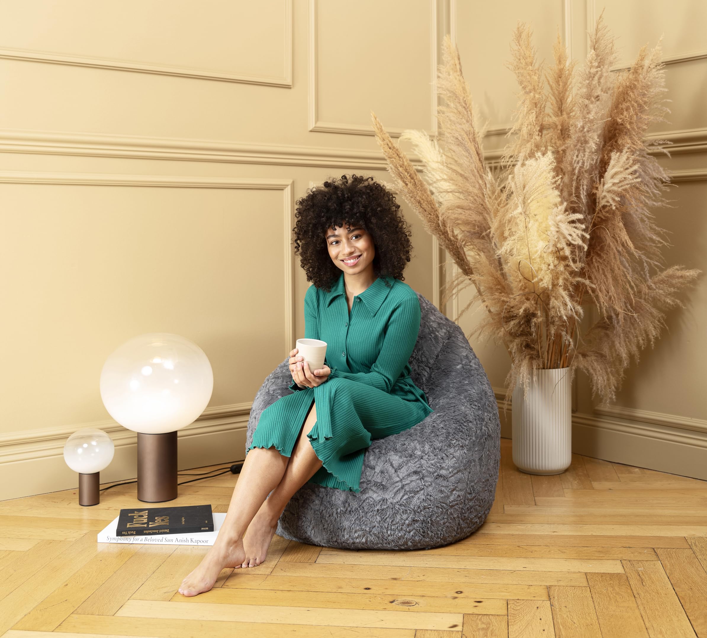 SITTING POINT only by MAGMA Sitzsack Fluffy XL ca. 220 Liter türkis
