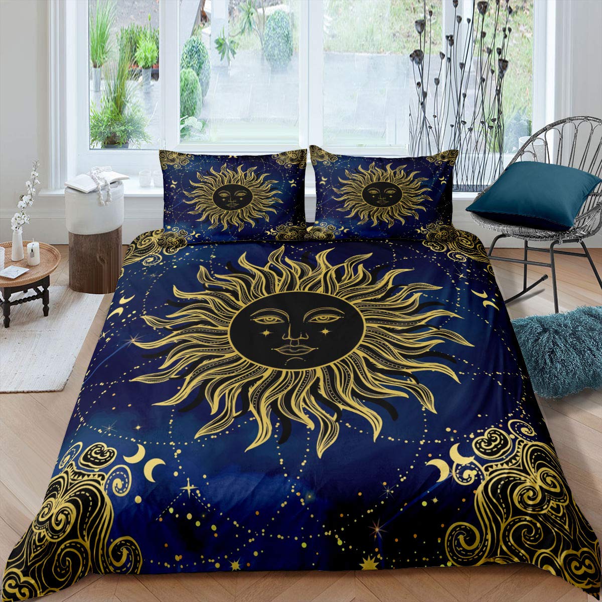 Copripiumino Boho Grigio Xruibed: Set 3 Pezzi Queen Size In Microfibra Morbida!