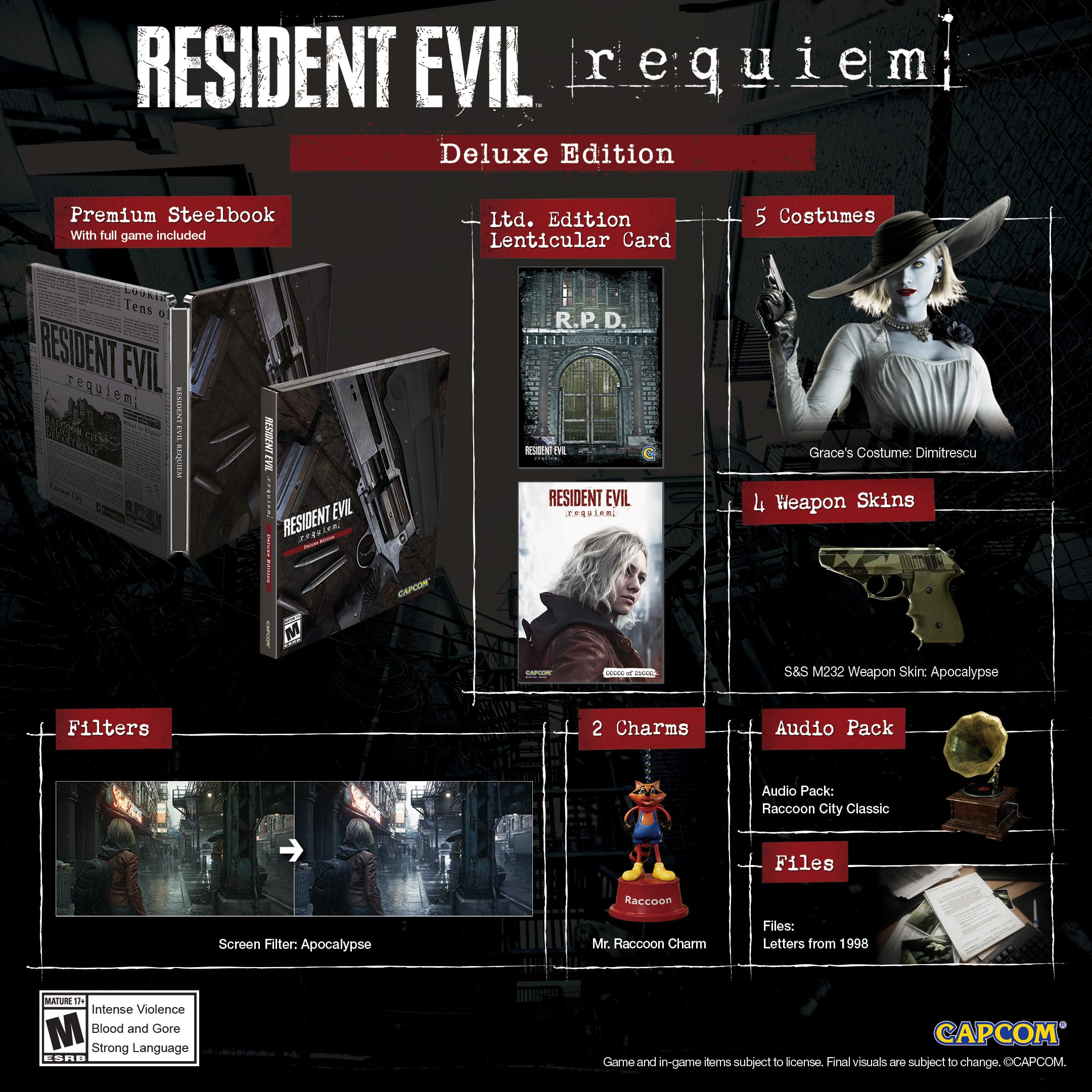 Amazon.com: Resident Evil Requiem Deluxe Edition + Steelbook 