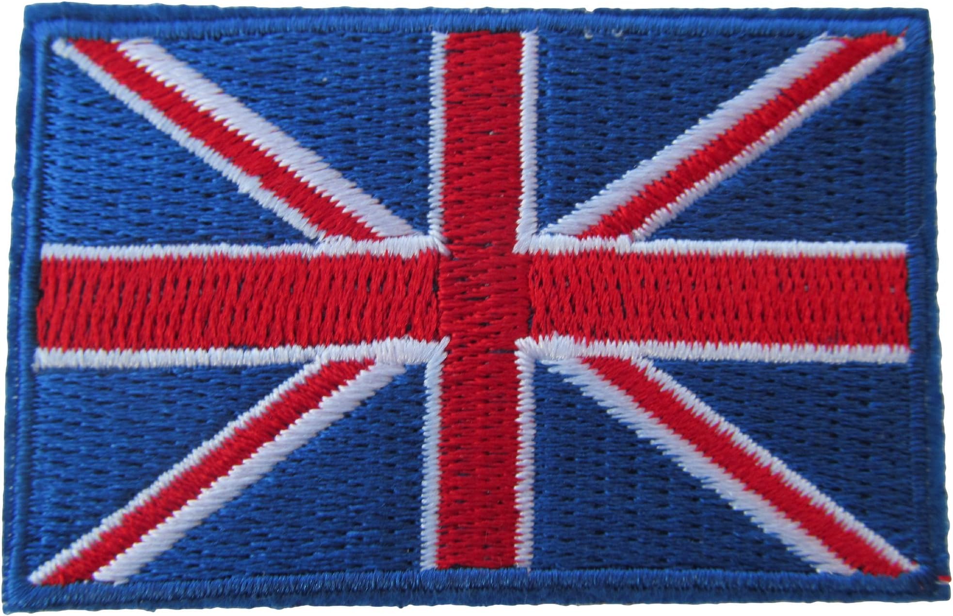 British Union Jack Embroidered Applique England Flag UK Great Britain Iron On Sew On Patch Badge