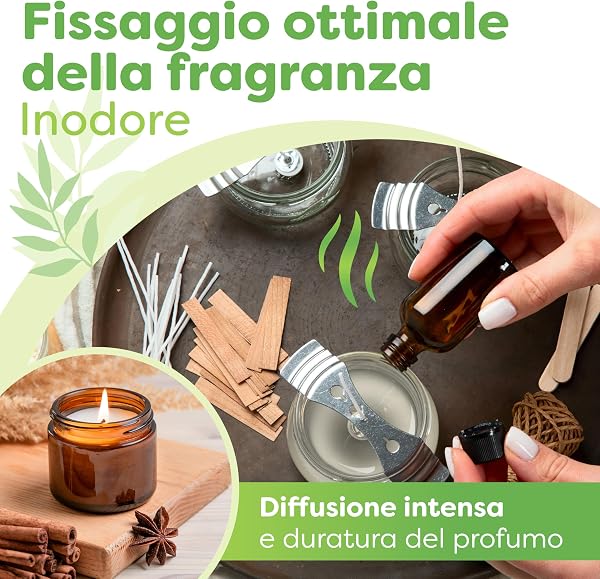 molinoRC 1 kg Cera di soia per candele - Prima qualità - 100% naturale, biodegradabile, senza additivi - Combustione pulita, ideale per profumate - Per stampi e contenitore - Pratiche pastiglie - 4