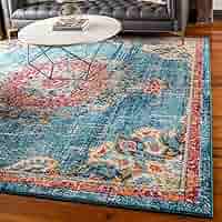 Unique Loom 3143339 Area Rug, 8' x 8' Square Blue : Amazon