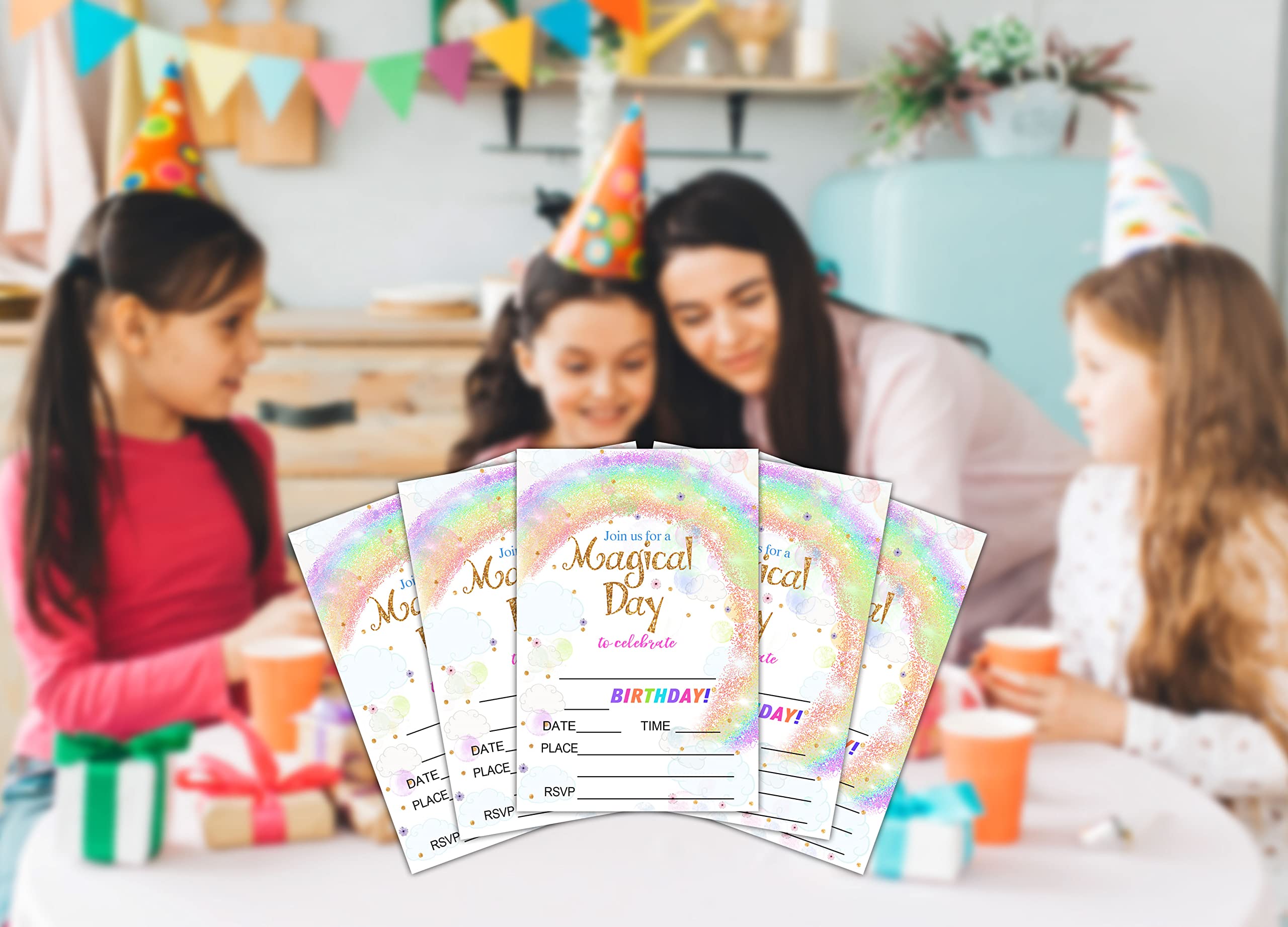 Lot De 20 Cartes D'invitation Stitch Pour Anniversaire D'enfant Lilo Et Stitch