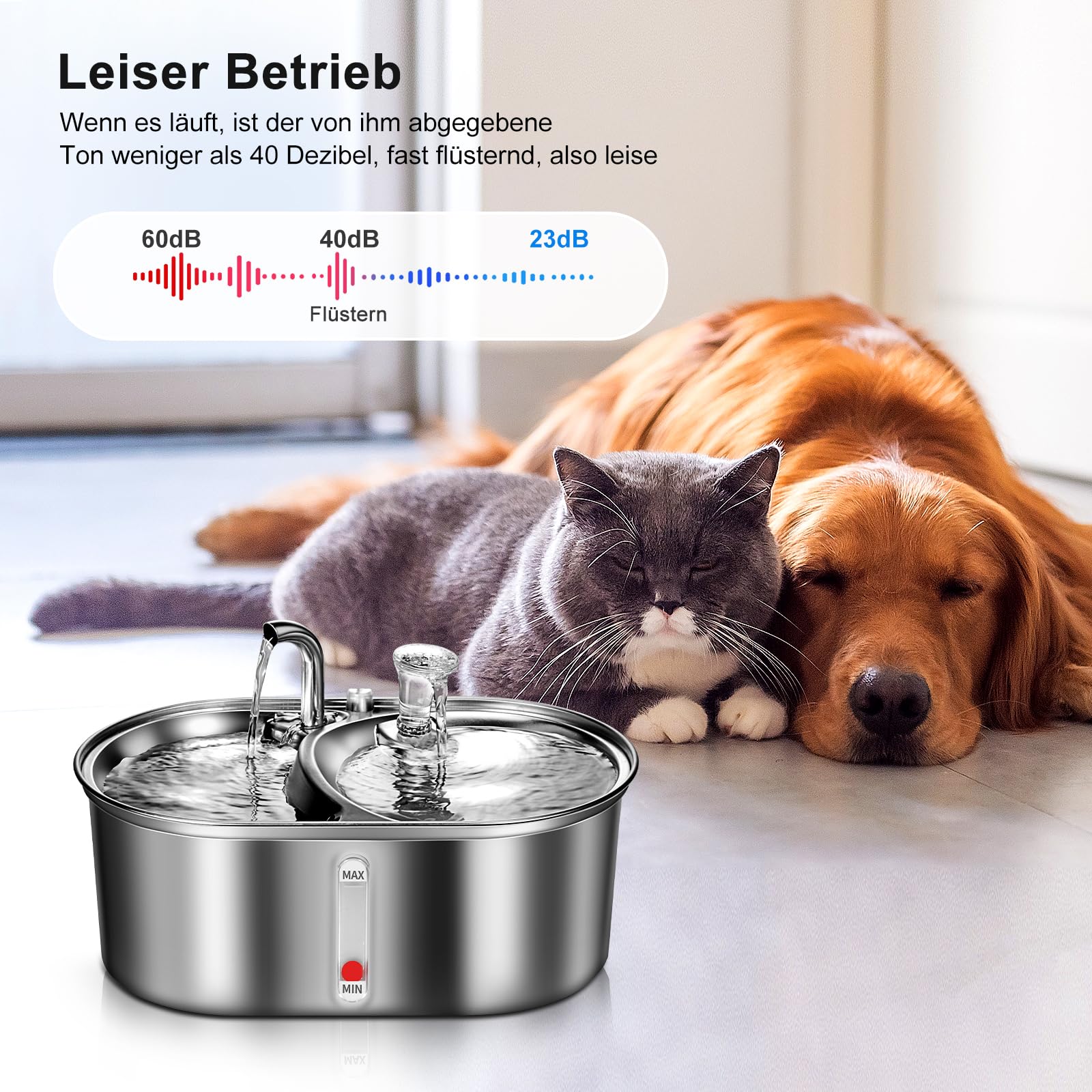 Ersatzfilter Für Katzenwasserbrunnen 3,2 L / 4 L – 9 Filter + 9 Schwämme, Mehrschichtig