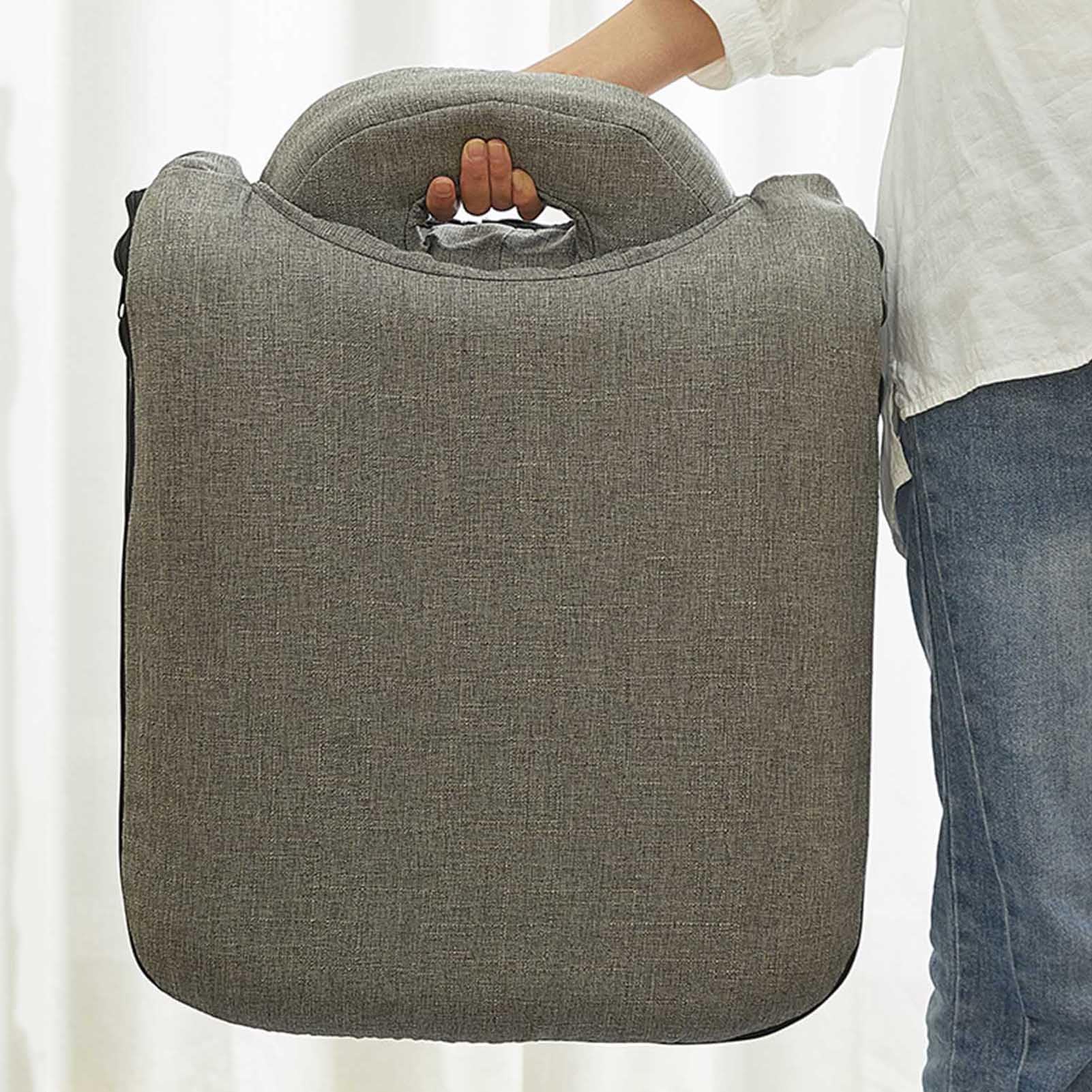 Silla tapizada ajustable con respaldo, cojín de meditación plegable portátil para mayor comodidad y apoyo en sala de estar, oficina o espacio de yoga