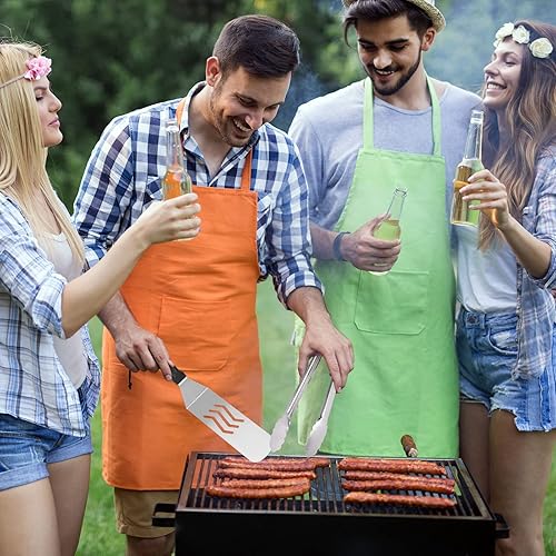 Miniatura 6 de Whonline Accesorios para plancha, 16 piezas, juego de espátula para parrilla Blackstone y Camp Chef de acero inoxidable con espátula, raspador,