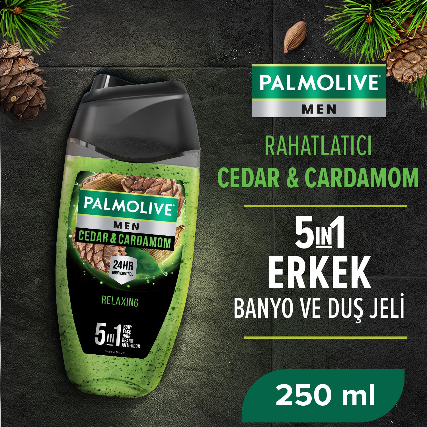 Palmolive Men Duş Jeli 250 ml Cedarwood