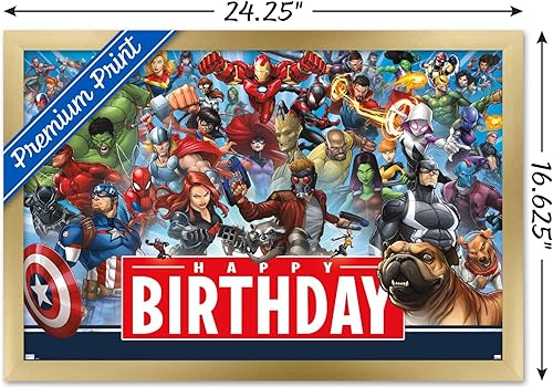Miniatura 9 de Trends International Marvel - Happy Birthday Wall Poster