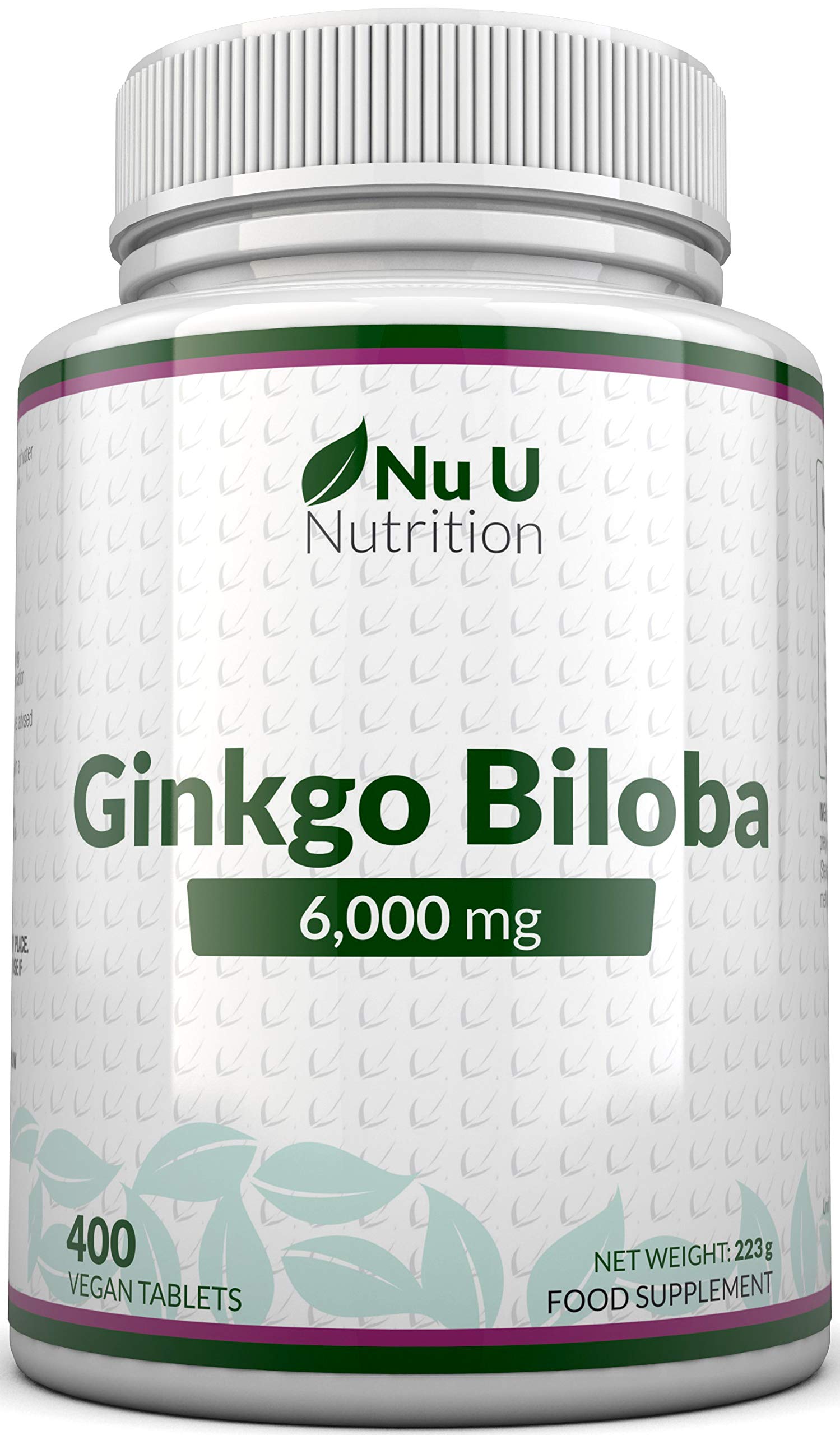 Buy Ginkgo Biloba 6000mg s 400 High Strength s Ginkgo Biloba Extract