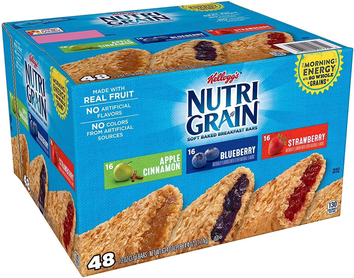 Nutri-Grain-Kellogg's Cereal Bars Variety Pack, 48-Count