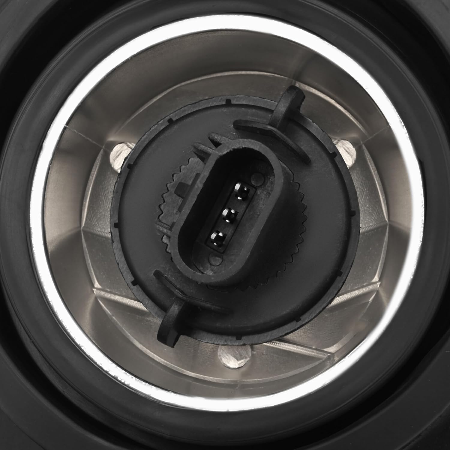 HECASA Headlight W/O Fog Light Compatible with 2008-2012 Jeep Liberty CH2503221 CH2502221 Halogen Head light Headlamps Set Clear Lens+Chrome Housing Driver & Passenger Side