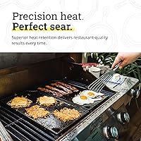 Vista 5 de Lodge - Parrilla reversible de hierro fundido pre-sazonado (16.75 in), color negro