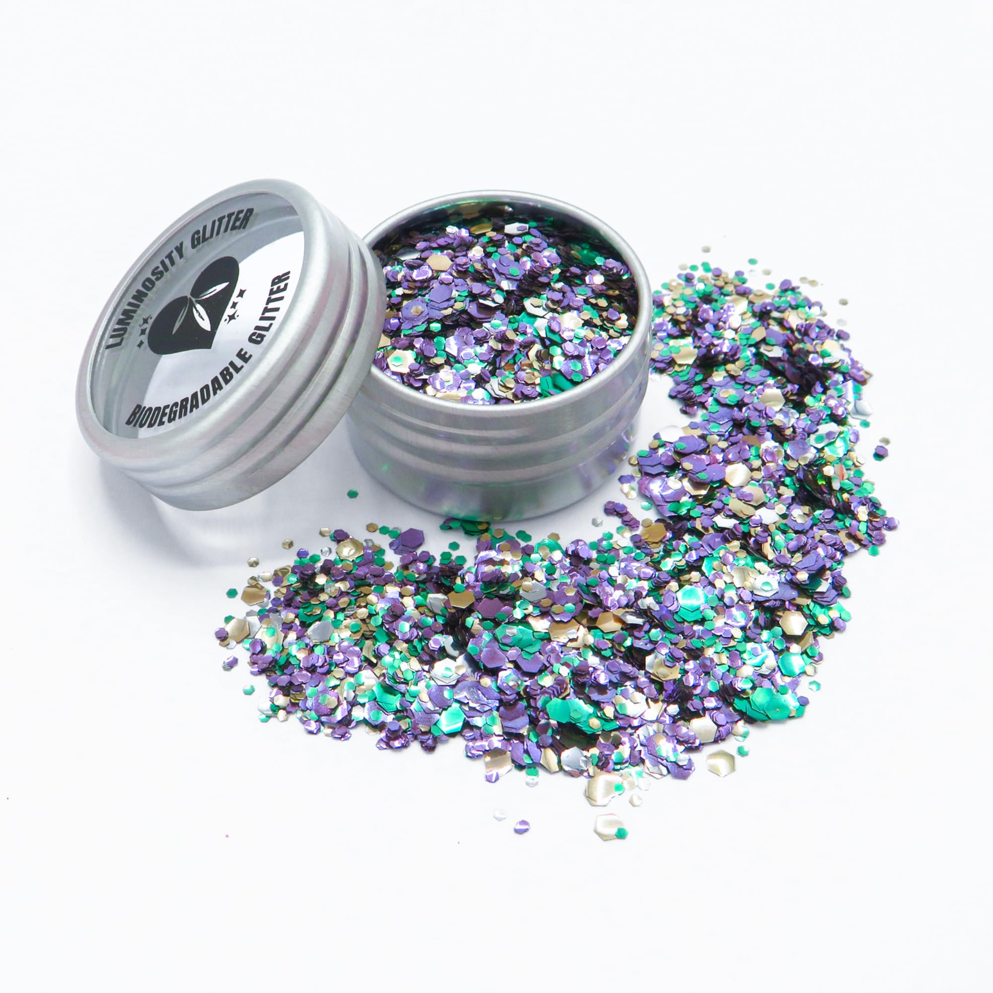 Biodegradable Glitter, Purple - Image 3