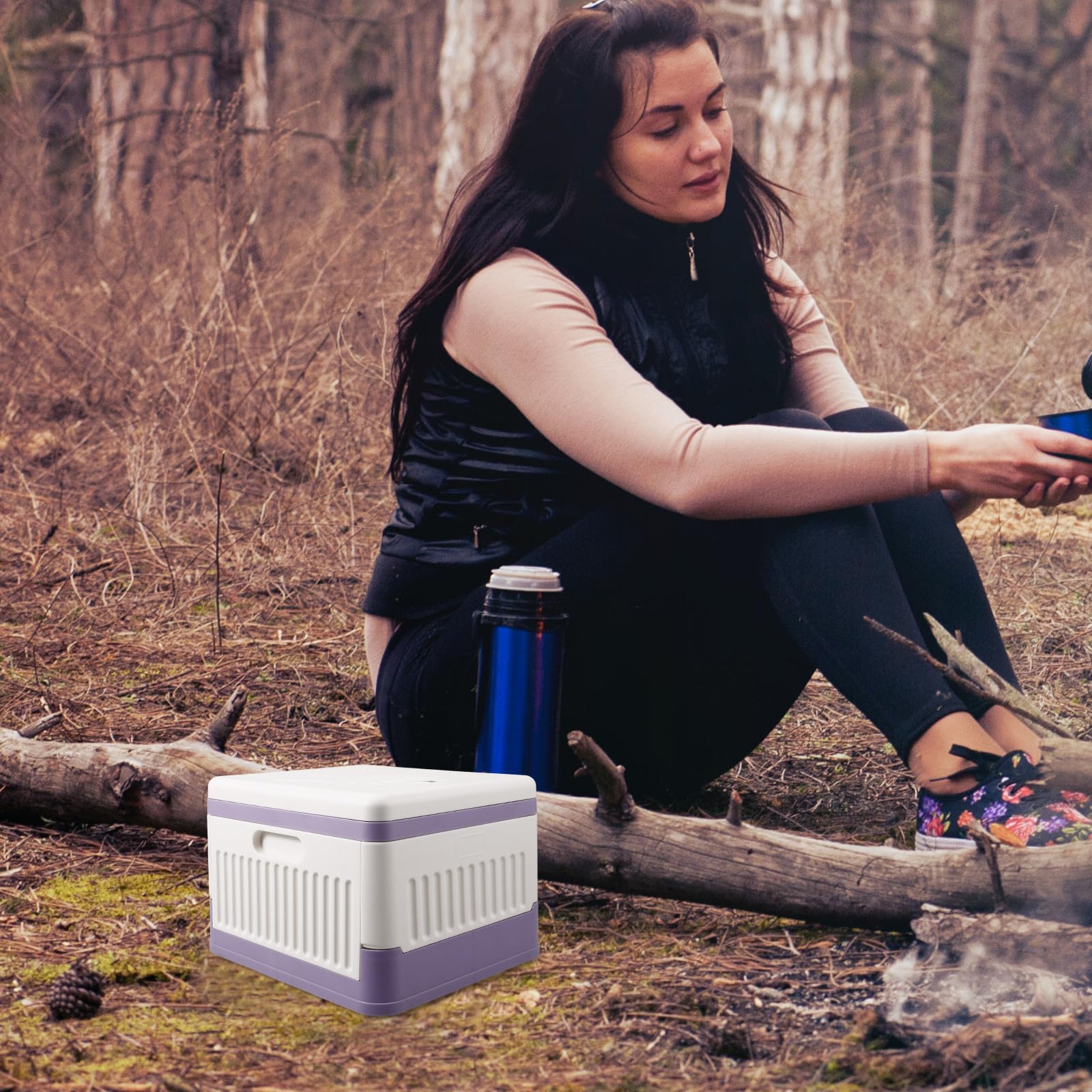 STOBAZA Inodoro Ligero Plegable y Portátil Camping Actividades o para Durable al Aire Libre Adecuado para Adultos y Niños en Viajes Emergencias