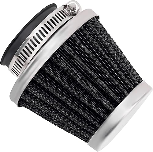 Miniatura 6 de 2 filtros de aire de motocicleta de 1.654 pulgadas de repuesto para ventilación de motocicleta, 50 cc, 70 cc, 90 cc, 110 cc, 125 cc, 150 cc, ATV,