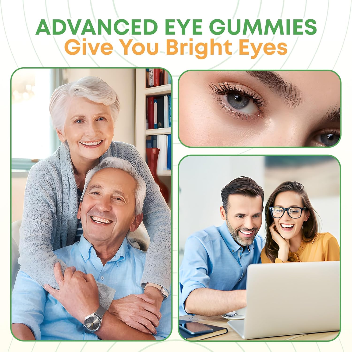 2 Pack Lutein Gummies 25mg, Sugar Free Lutein Zeaxanthin Supplements Gummies, Eye Health Supplement for Adults, Eye Vitamins Lutein for Vision and Blue Light Protection, Mango Flavor, 120 Count - Image 3