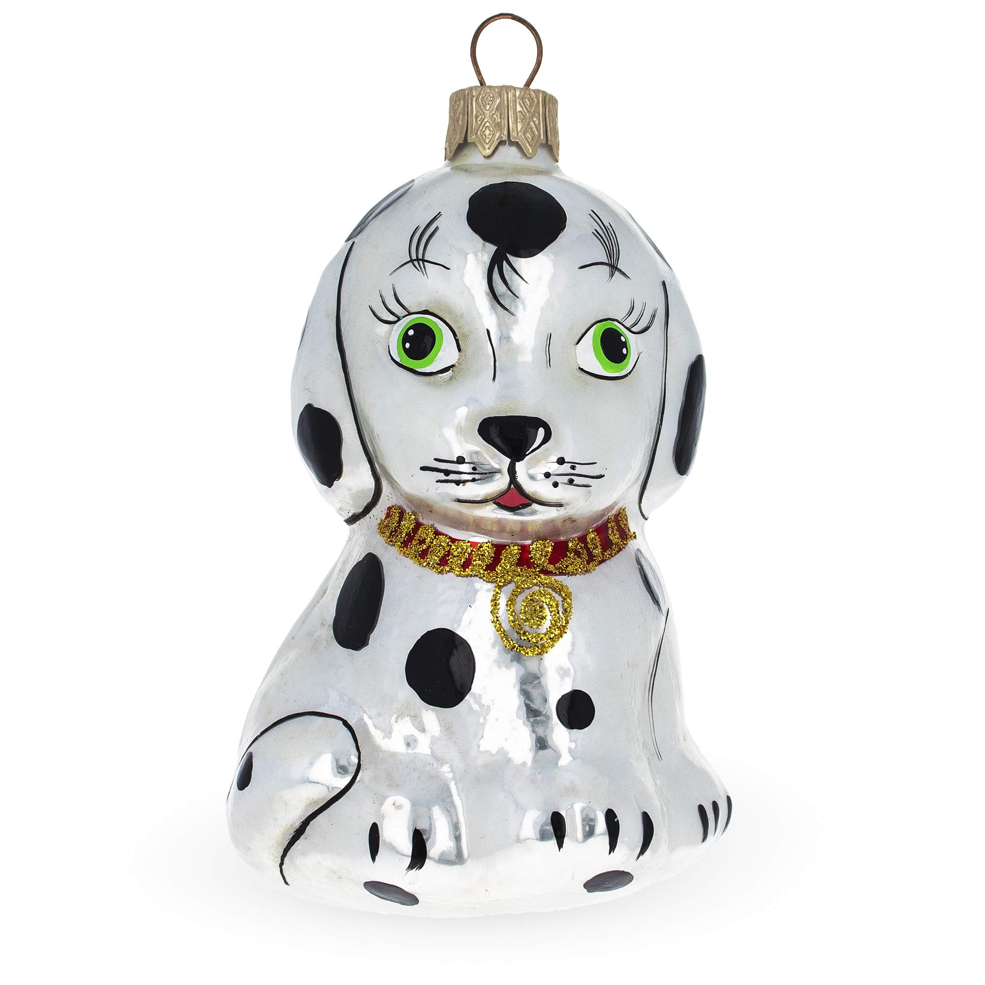 Dalmatien en verre decoration haut de gamme BestPysanky Noel