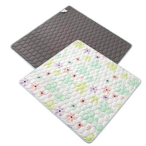 Miniatura 5 de Babihiior Tapete de juego para bebé, tapete de juego plegable para piso, tapete de juego de 50 x 50 pulgadas para corral, tapete de juego suave de