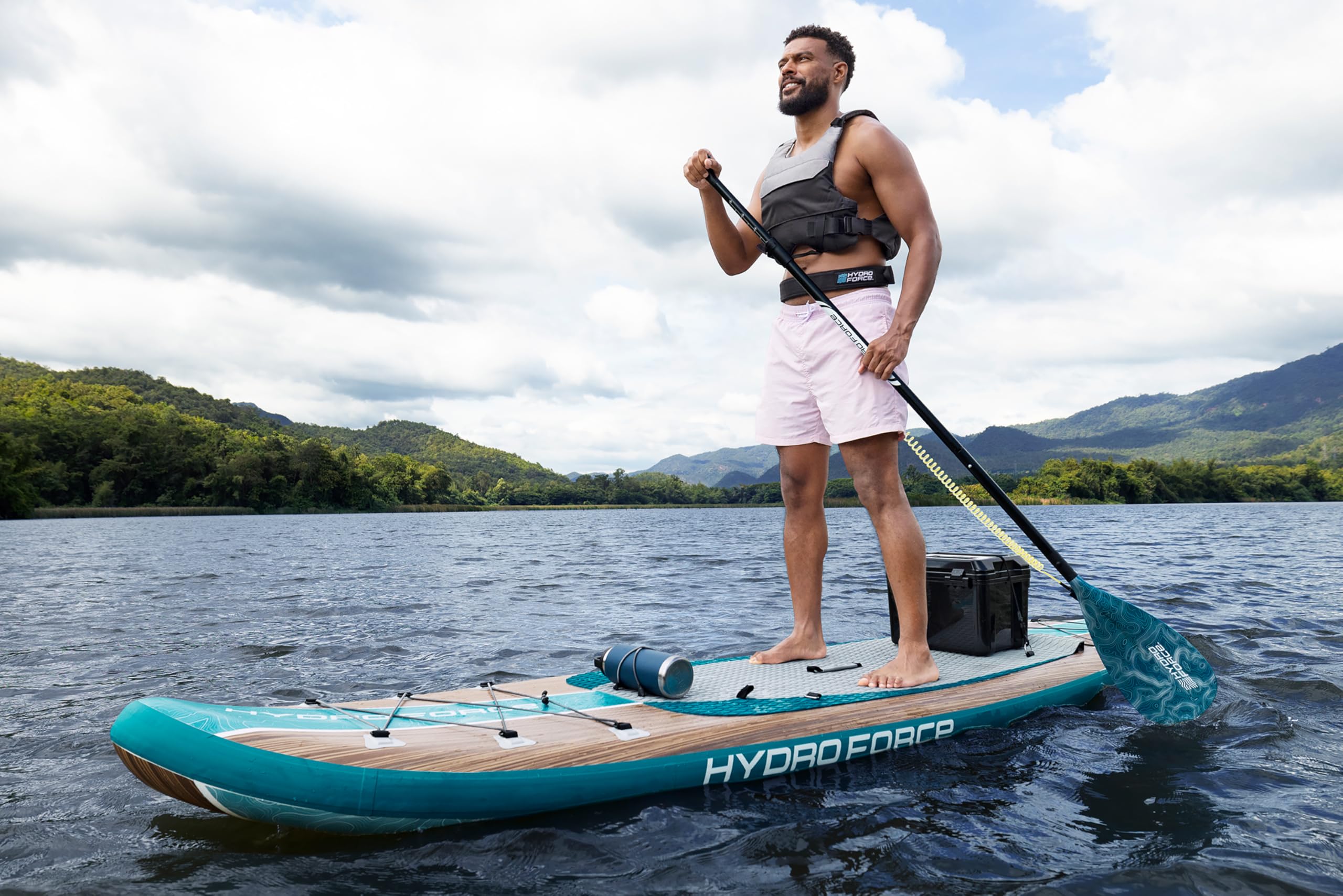 Bestway 11' x 33" x 6" / 3.35 MX 84 cm x 15 cm FreeSoul Elite Juego de Tabla de Remo y Kayak 2 en 1 de 11'