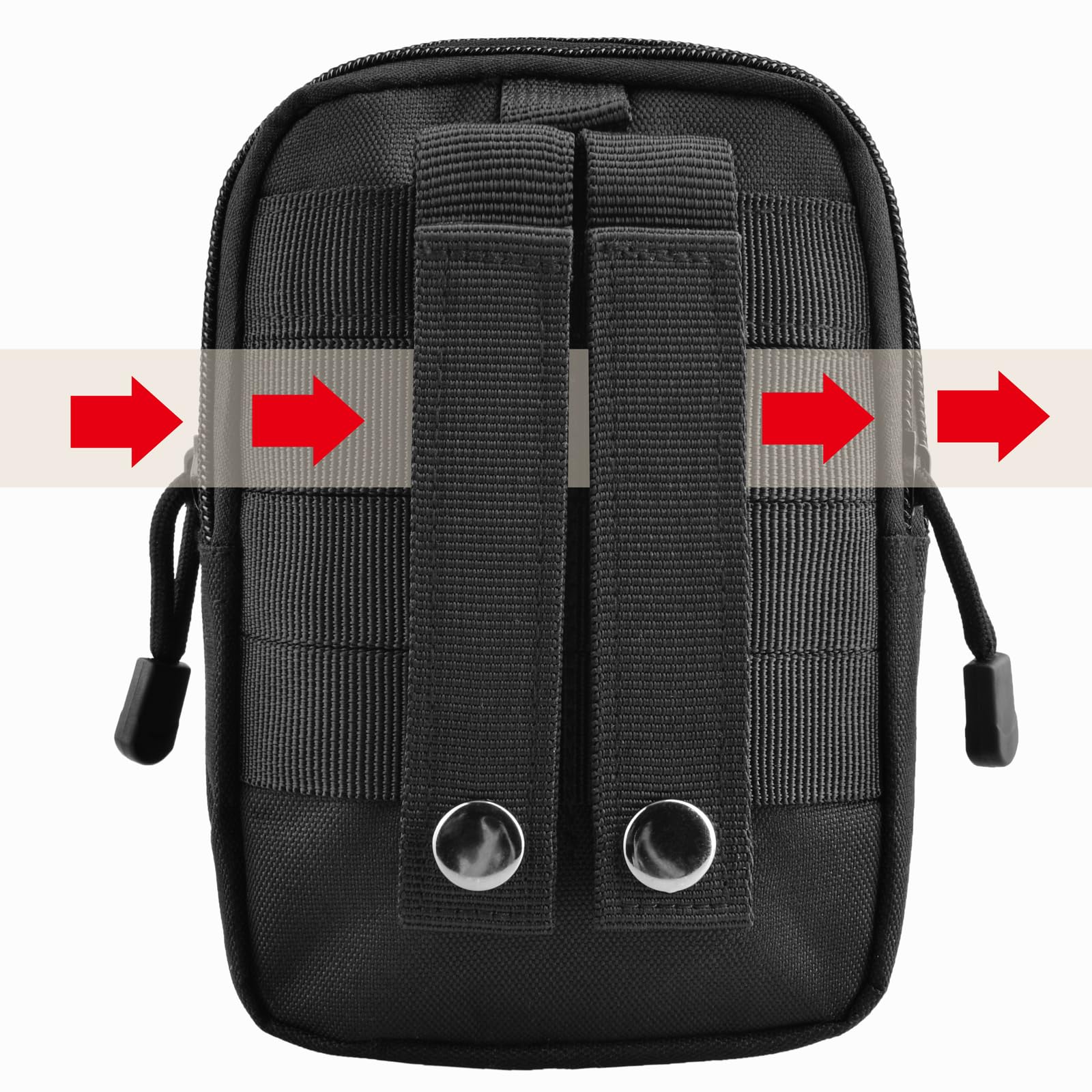 Cintura Tattica KEESIN 6 In 1 - Multifunzione, Per Outdoor, Polizia, Caccia, Con 5 Borse - Foto 12