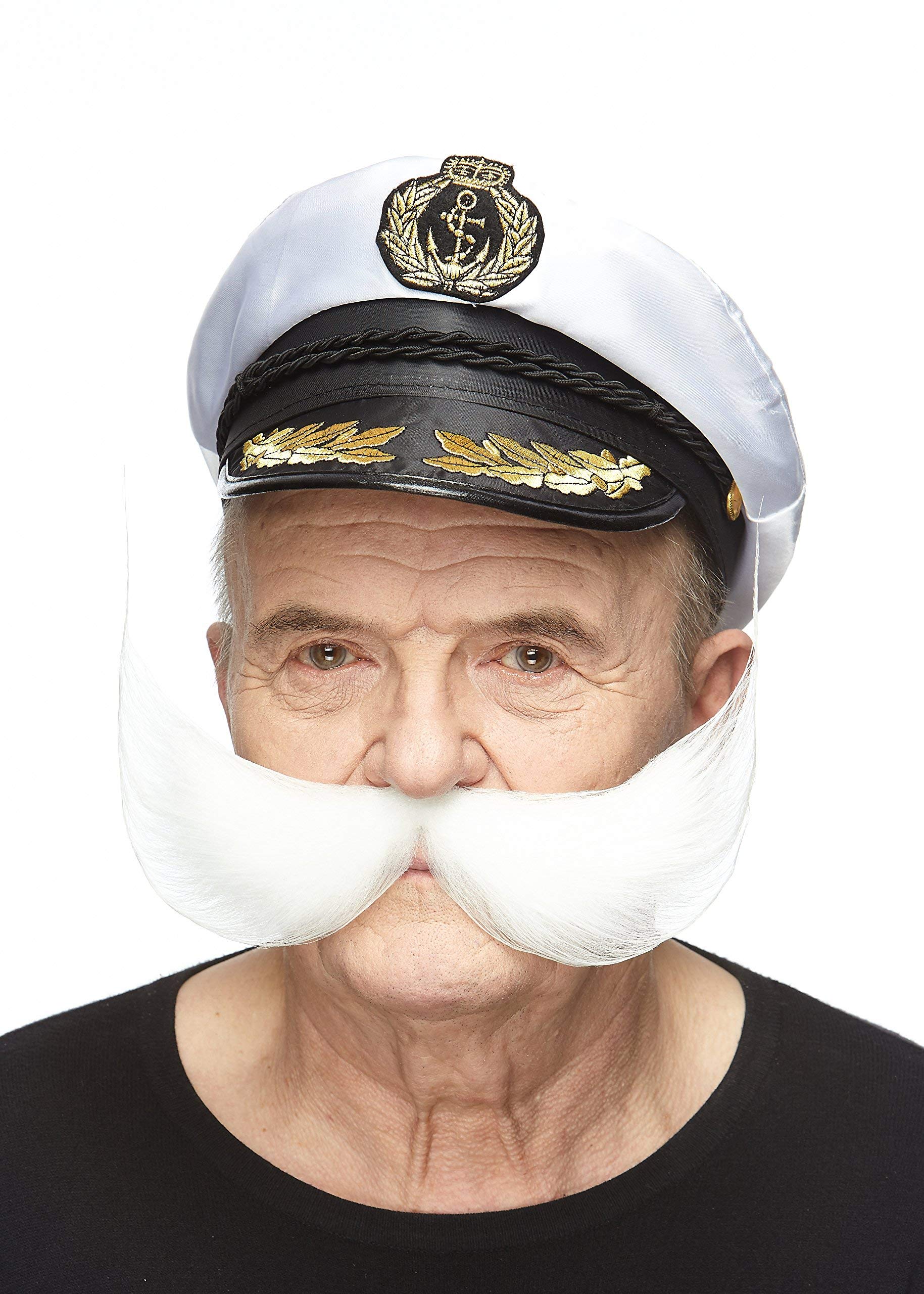 Mustaches Colonel Sanders Schnurrbart – Selbstklebender Fake-Bart Für Kostüm Und Party