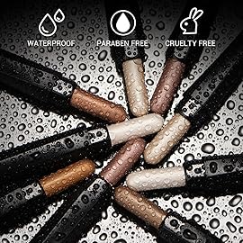 LUXAZA 3PCS Eyeshadow Stick,Champagne Metallic And Shimmer Eye shadow Pencil Crayon Brightener Makeup with Crease-proof Formula,Waterproof & Long Lasting Eye Shadow And Eyeliner Pen Set