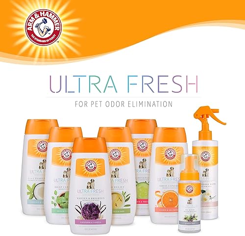 Miniatura 6 de Arm & Hammer Champú blanqueador e iluminador ultra fresco para perros  El bicarbonato de sodio neutraliza los malos olores para una limpieza