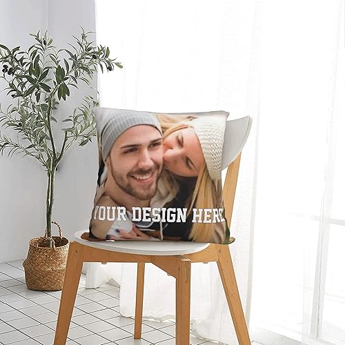 Miniatura 5 de Funda de almohada personalizada con fotos, nombre, logotipo, regalos personalizados de Pilloecase para novio, novia, marido, esposa, mamá, papá,