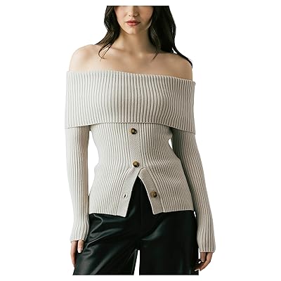 Blank NYC Shoulder Sweater Women