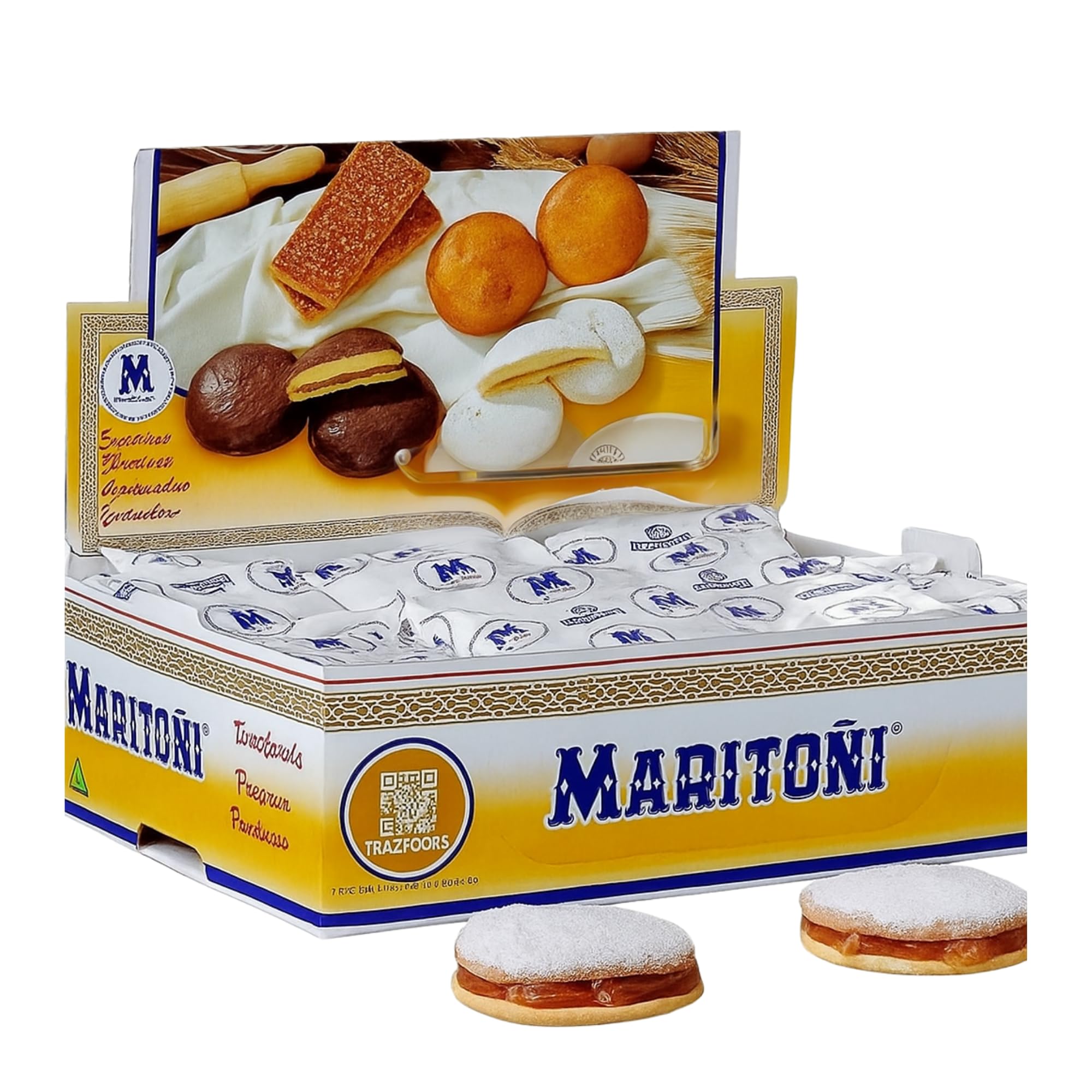Maritoñi | Meriendas Artesanales Tradicionales | Dulce Típico de Granada | Paquete de 25 Unidades