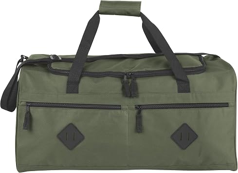 Cricket Duffle Bags for Men 55L Men’s Travel Holdall Gym, Weekend, Overnight Bag with Adjustable Shoulder Strap, Handles (Black)