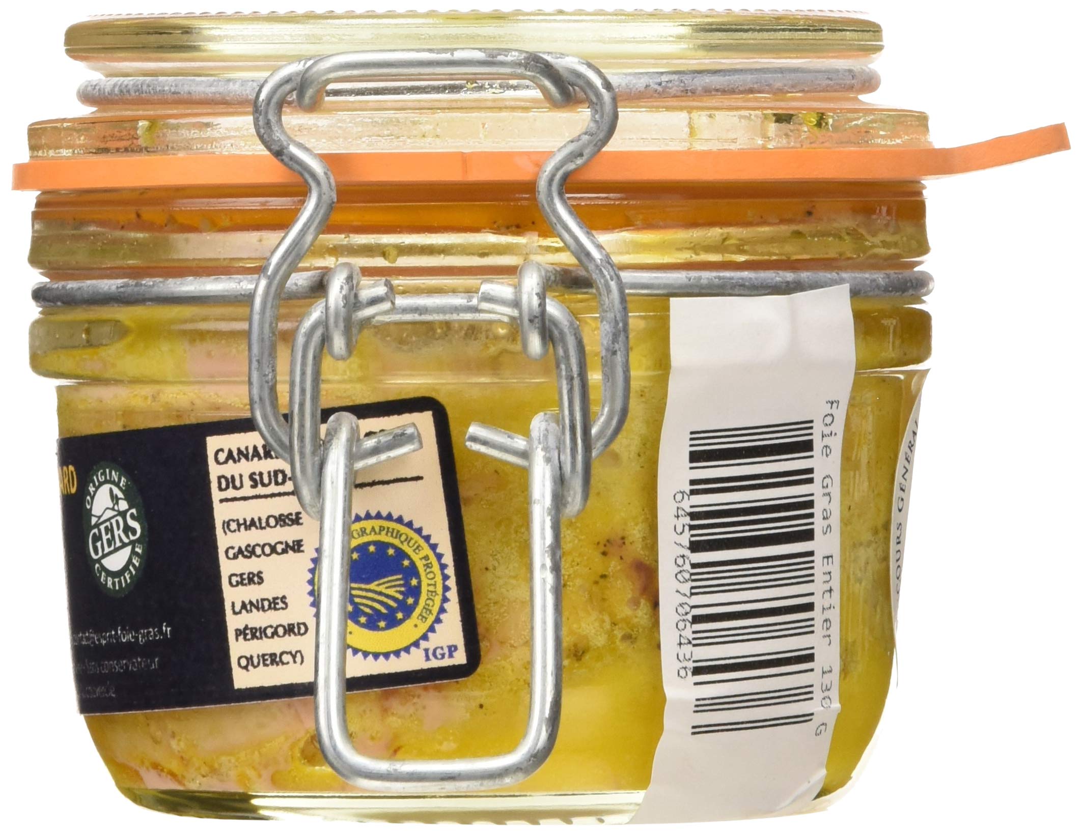 ESPRIT FOIE GRAS - FOIE GRAS DE CANARD ENTIER - 130 GRS - Conserverie familiale du Gers - Pour 2/3 personnes - Médaille d'argent 2023 au concours général agricole de Paris