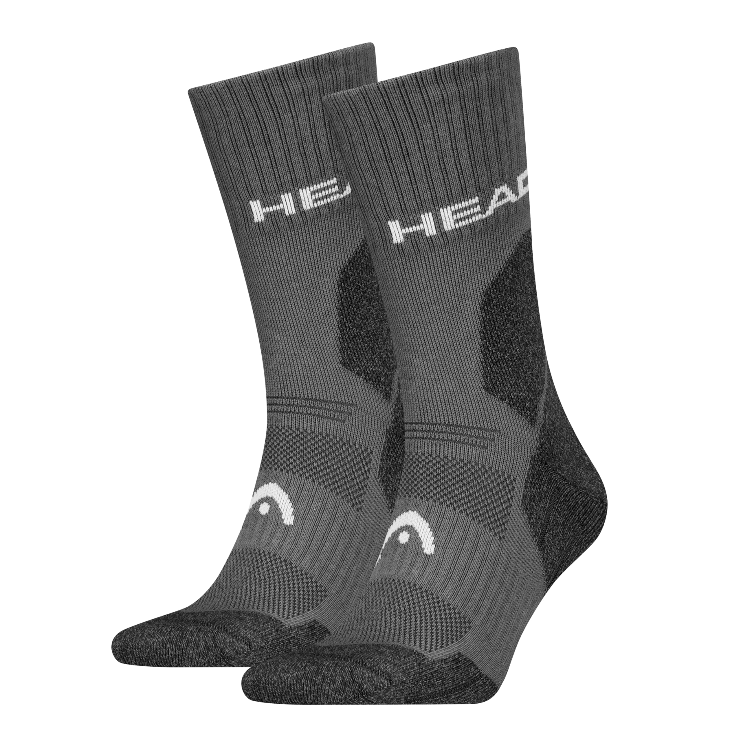 HEAD Randonnée Tous Climats Chaussettes Crew Mixte (lot de 2)