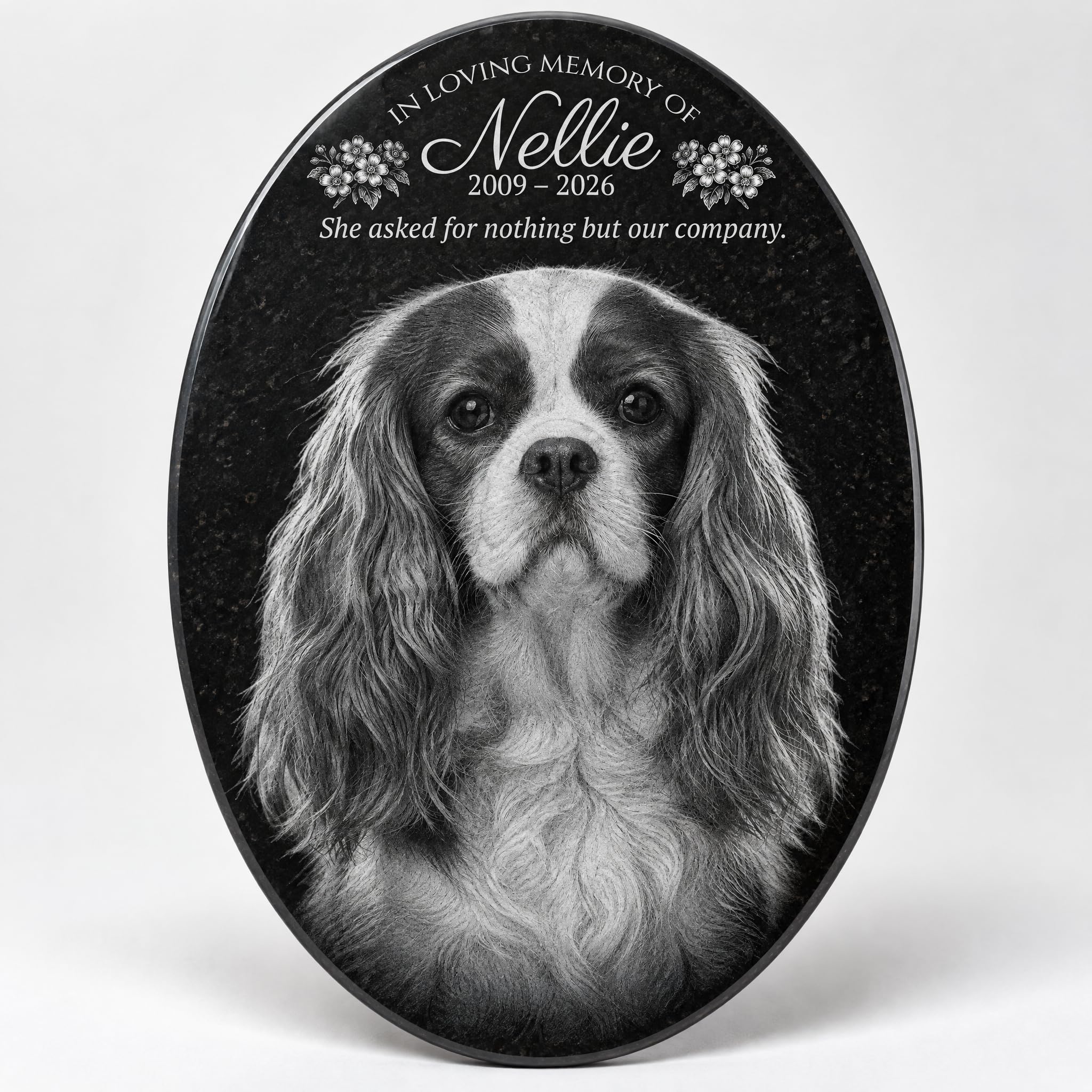 ADFSTONE Cat Memorial Stones, Pet Headstone for Loss Gifts, Animal Grave Markers - Sympathetic Dog Gift, Granite Pet Burial Markers, Personalized Pet Gravestone, Garden Stones for Bereavement