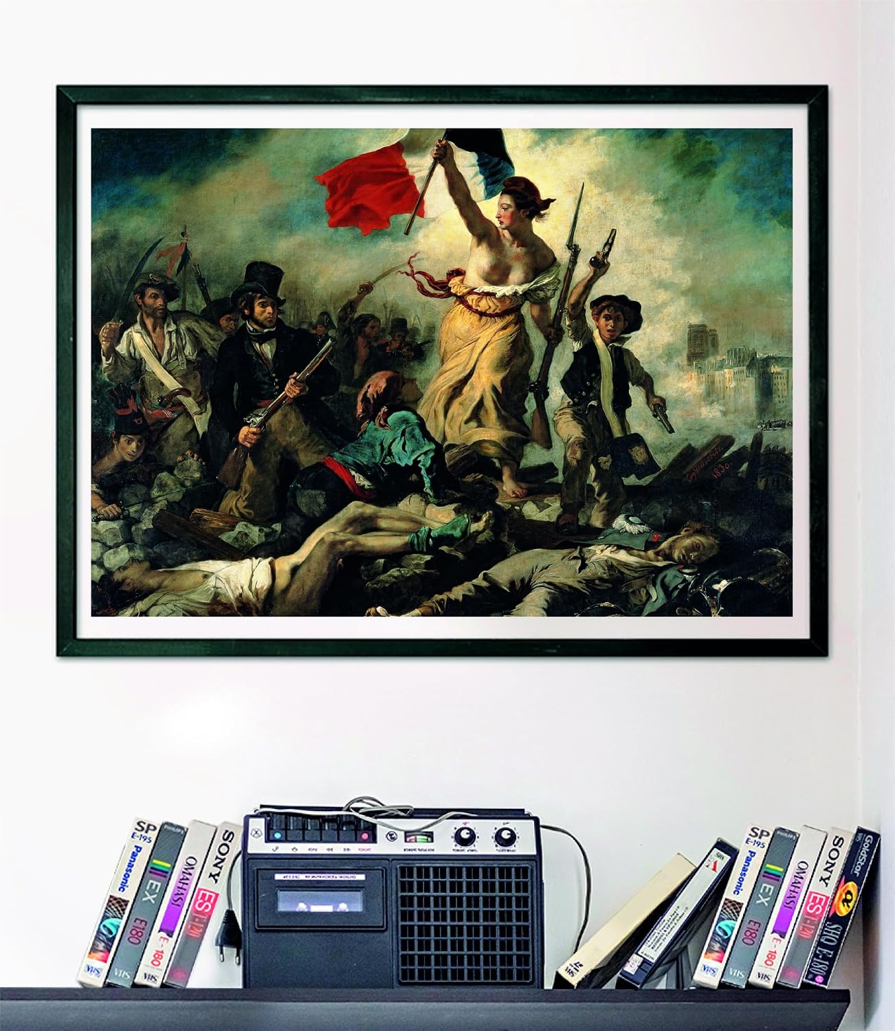 Clementoni - 39549 - Museum Collection Puzzle Louvre - Delacroix, Liberty Leading The People - 1000 Pieces - Made in Italy - Jigsaw Puzzles for Adult Painting
