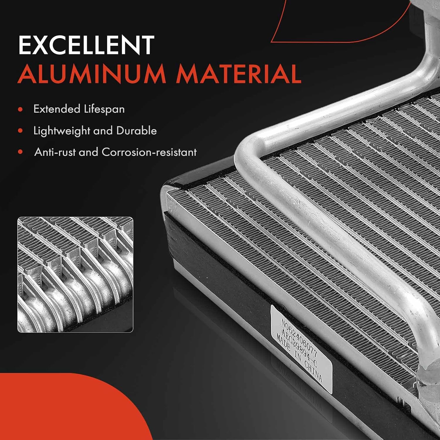 A-Premium Front AC Evaporator Core Compatible with Kia Borrego 2009 2010 2011